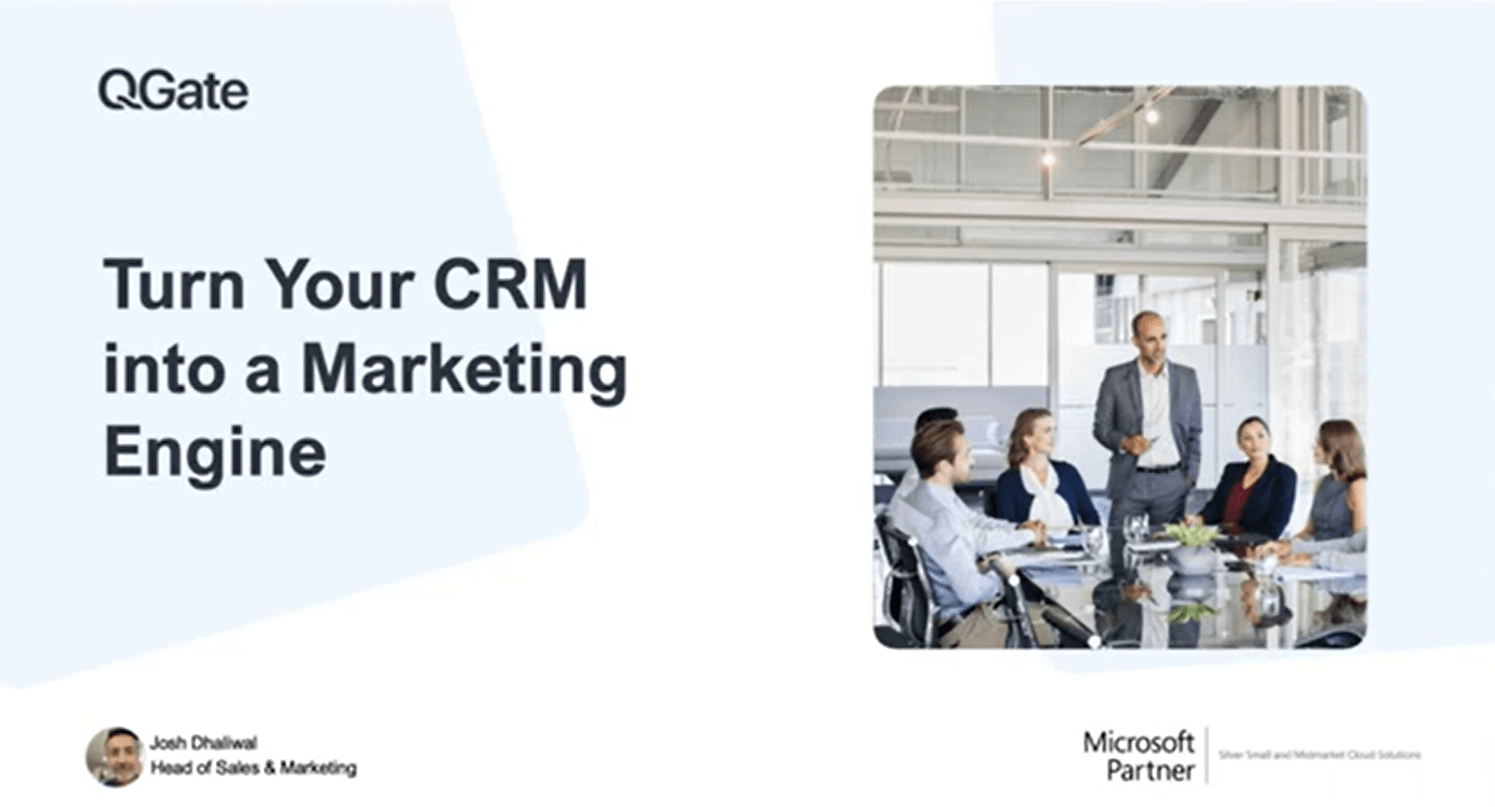 Turn your crm into a marketing engine poster.