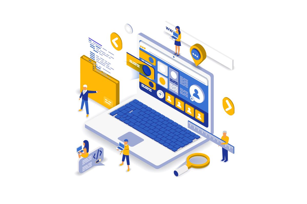 graphic representing developers working on a dynamics 365 recovery project