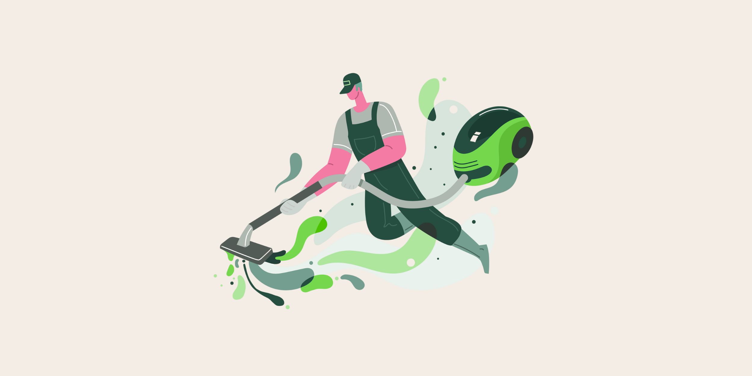 picture of a cleaner representing Connecting Field Service Teams with Dynamics 365