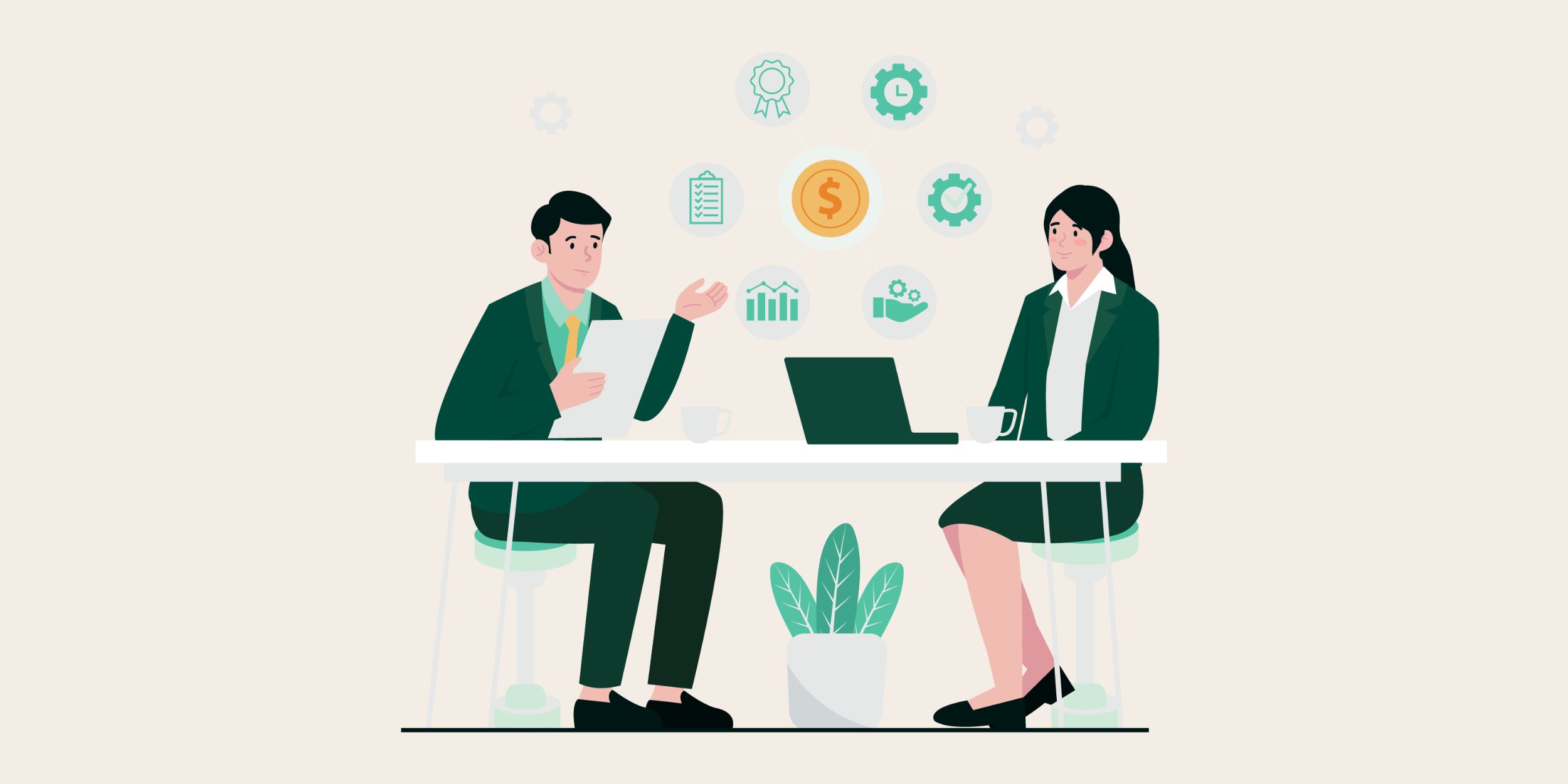 sales manager trying to figure out sales data, representing spreadsheet sales management